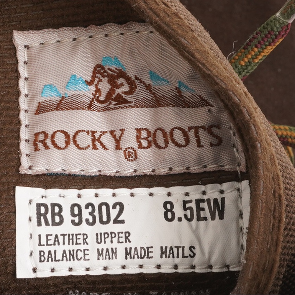 NIB Rocky Shoes & Boots Brown Thinsulate Leather Boots RB9302 8.5 EW - Picture 9 of 14